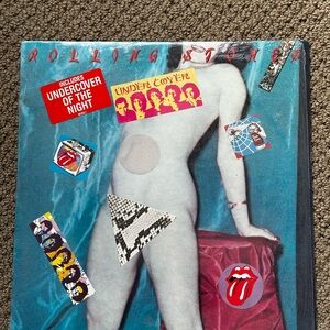 The Rolling Stones Vinyl Record - Blue and Red Cover